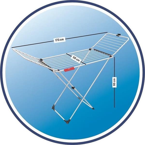 Vileda 157215 Torkställ & Line svart - rostfritt stål (157216)