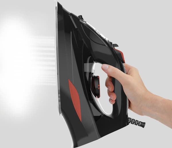Black+Decker BXIR300E BXIR3000E Dampstrygejern, 3000, Keramik, Sort (BXIR3000E)