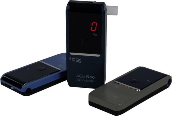 ACE alkoholtestare Neo Navy mätområde alkohol (max.)=4 &permil, inkl display (100051)