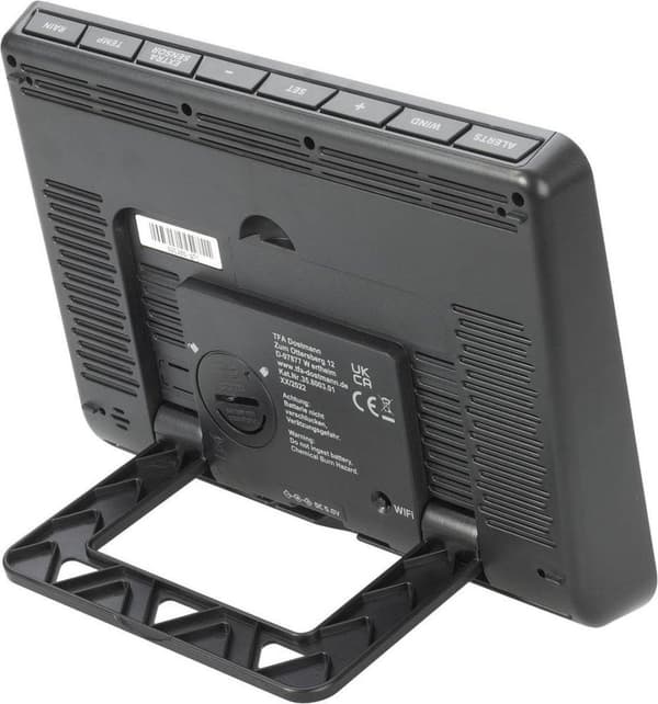 TFA Dostmann WLAN VIEW PRO 35.8003.01 WiFi-Weerstation Overvågning fra kl. 12 til 24
