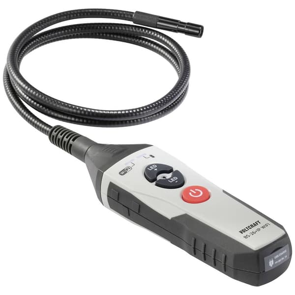 VOLTCRAFT BS-26+IP WIFI Endoskop Sond-Ø: 9 mm Sondlängd: 1 m