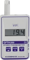 Miniatyrbillede 1 af 3: Greisinger GFTH 200 Fugtmåler (hygrometer) 0 % Hrel 100 % Hrel Dugpunkt/skimmeladvarselsvisning