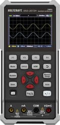 Pikkukuva 10 / 11: VOLTCRAFT DSO-2072H Kädessä pidettävä oskilloskooppi (ScopeMeter) 70 MHz 2-kanavainen 250 MSa/s 8 kpts 8 Bit Handheld 1 kpl