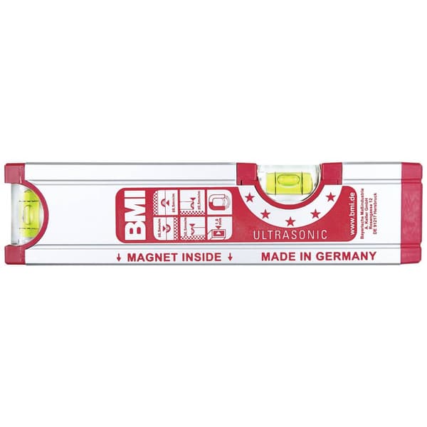 BMI 692020M Vattenpass med magnet 200 mm 0.5 mm/m