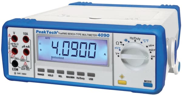 PeakTech bordmultimeter TRMS AC 600 VDC 10 ADC (PEAKTECH 4090)