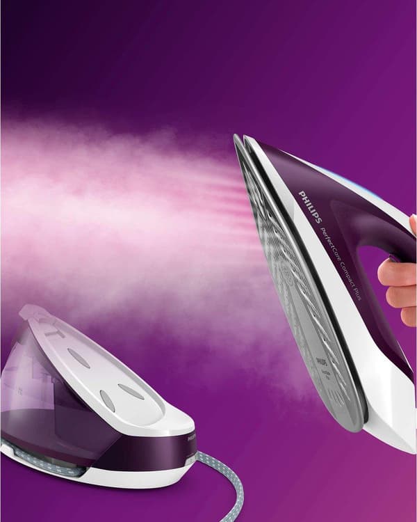 Philips - PerfectCare Compact Plus - Strygejern med dampstation (GC7933/30)
