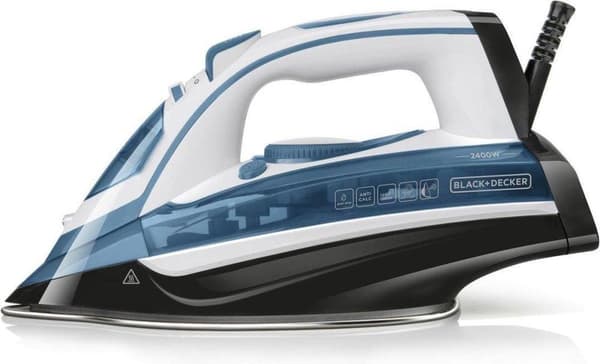 Black+Decker BXIR2402E, ångstrykjärn, blå (BXIR2402E)