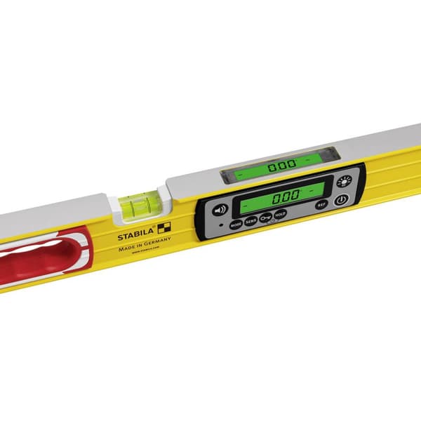 Stabila TECH 196 DL 19829 Digitalt vattenpass med halkskydd, inkl. fodral 61 cm 0.5 mm/m
