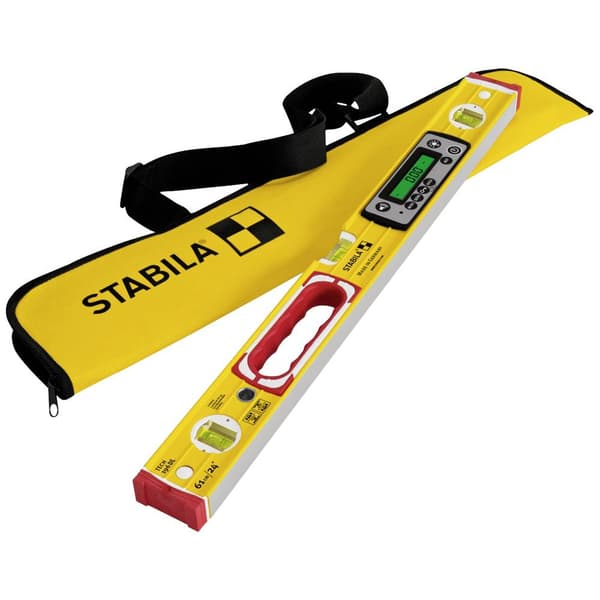Stabila TECH 196 DL 19829 Digitalt vattenpass med halkskydd, inkl. fodral 61 cm 0.5 mm/m