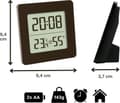 Miniatyrbild 7 av 8: TFA - Digital termohygrometer - Fyrkantig