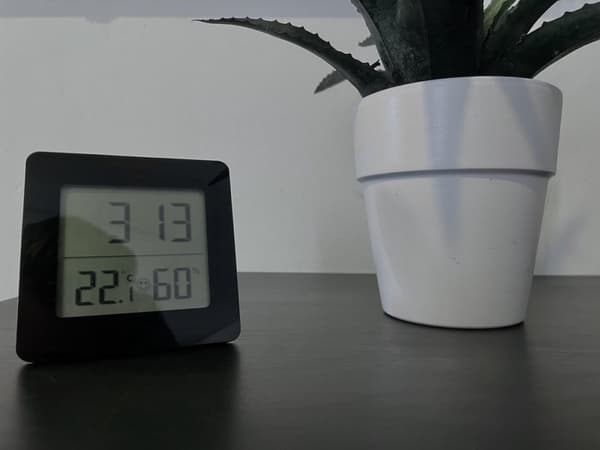 TFA - Digital termohygrometer - Fyrkantig