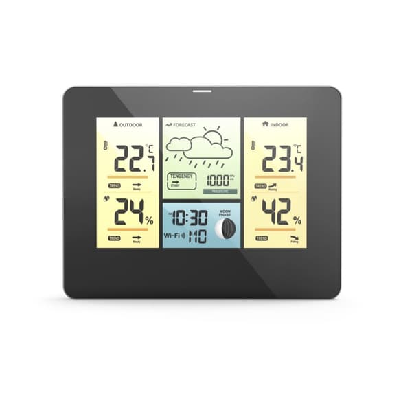 Hama WiFi vejrstation med app, udendørs sensor, termometer/hygrometer/barometer (00176596)