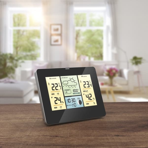 Hama WiFi vejrstation med app, udendørs sensor, termometer/hygrometer/barometer (00176596)