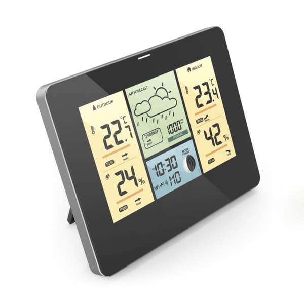 Hama WiFi vejrstation med app, udendørs sensor, termometer/hygrometer/barometer (00176596)