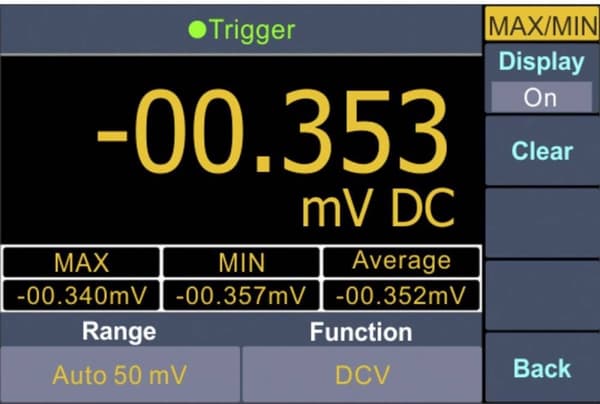 VOLTCRAFT VC-12608905 Bænk multimeter Kalibrering (ISO) Digital CAT I 1000 V, CAT II 600 V Display (tæller): 55000