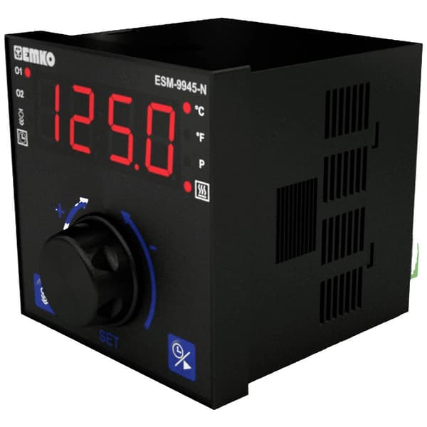 Emko ESM-9945-N 2-punkts, P, PI, PD, PID Termostat Pt100 -200 till +1700 °C Relä 5 A (L x B x H) 100 x 96 x 96 mm