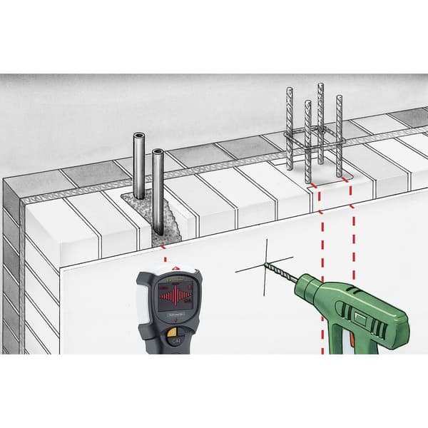 Laserliner Sökapparat MultiScanner Plus 080.967A Lastdjup (max.) 120 mm Lämplig för Järnmetall, Trä, Plast, Icke-järnme