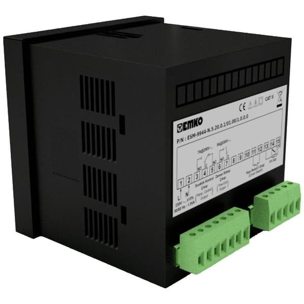 Emko ESM-9944-N 2-punkts, P, PI, PD, PID Termostat Pt100 -200 till +1700 °C Relä 5 A (L x B x H) 100 x 96 x 96 mm