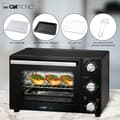 Miniatyrbillede 3 af 6: Clatronic® miniovn | 20 liters bageplads | Lille ovn med over- og undervarme | Miniovn op til 230°C | Ovn til pizza, rundstykker og meget mere 60 min
