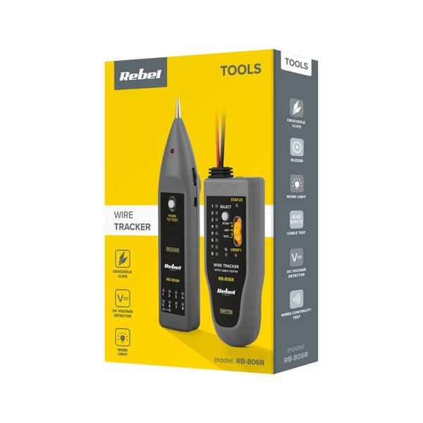 Telefonlinjetestare (kabelparssökare) REBEL RB-806R