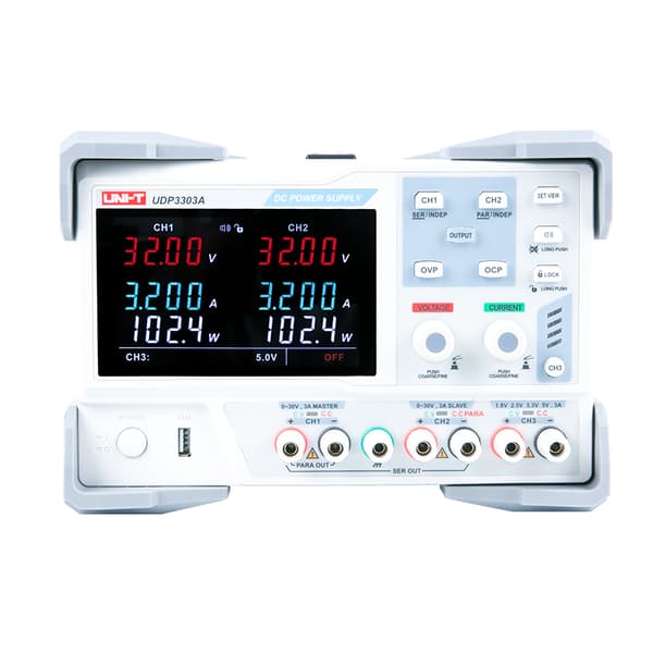 Uni-T UDP3303A laboratoriestrømforsyning