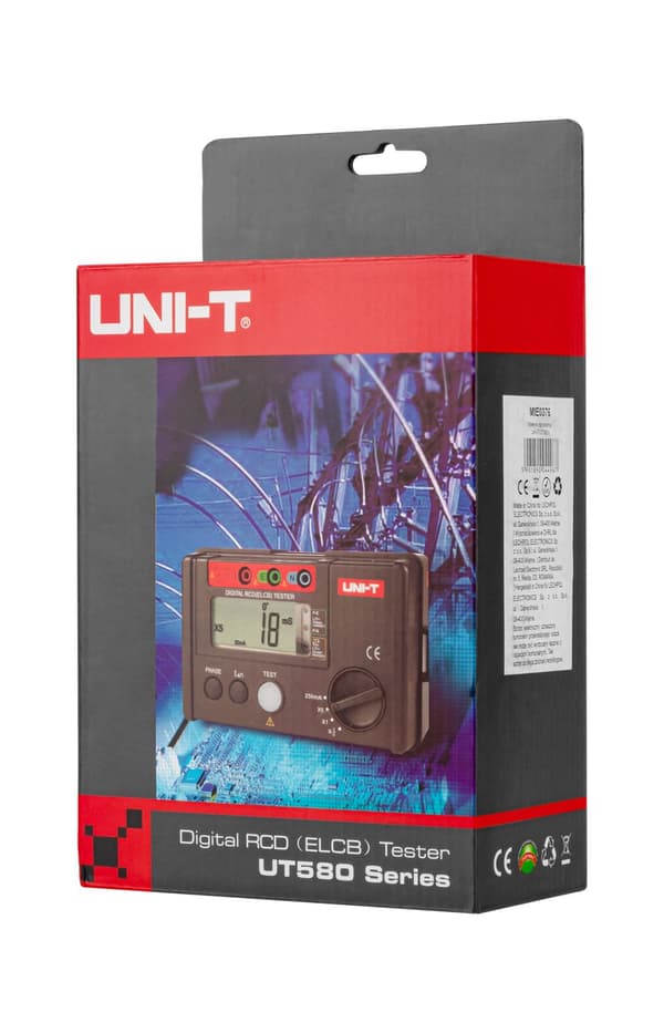 Uni-T UT582+ digitaalinen RCD-katkaisijatesteri