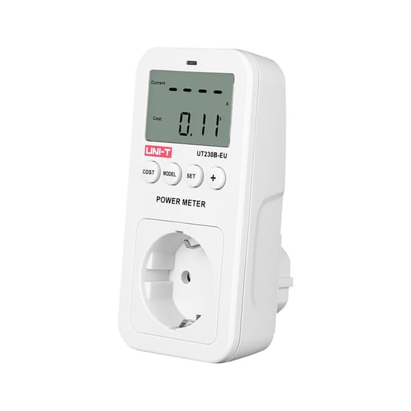 Pistorasia Uni-T UT230B-EU energiankulutusmittarilla