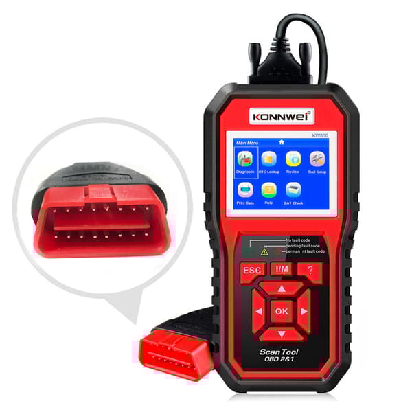 Diagnostiikkamittari, OBD2 skanneri Konnwei KW850