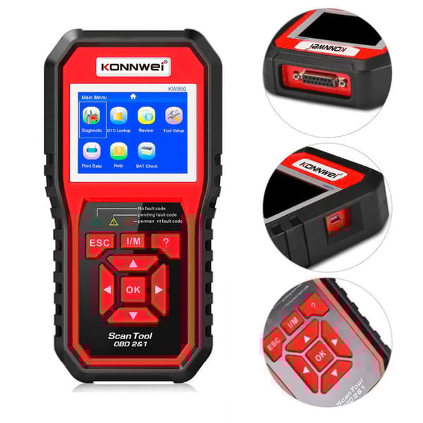 Diagnostiikkamittari, OBD2 skanneri Konnwei KW850