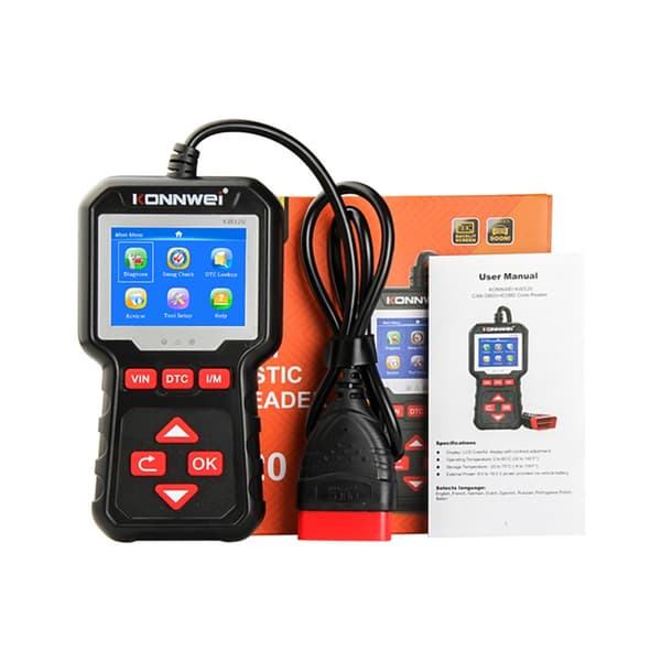 Diagnostisk måler, OBD2 scanner Konnwei KW320