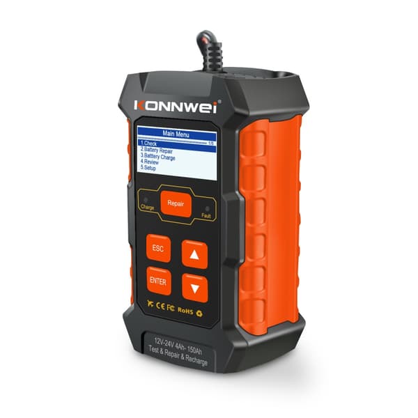 Konnwei 520 ensretter og batterimåler