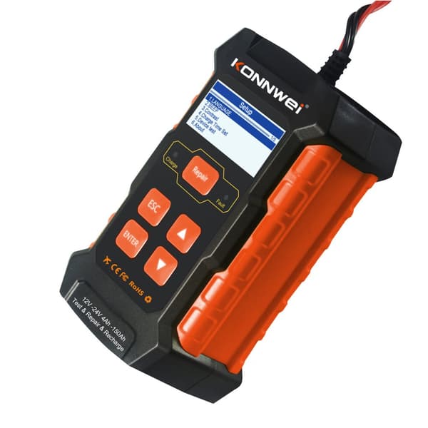 Konnwei 520 ensretter og batterimåler