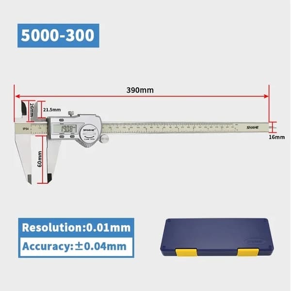 Digitaalinen talttapihdit, ruostumattomasta teräksestä valmistettu, elektroninen mittaus, 0-200mm