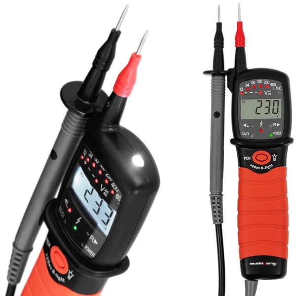 AC/DC spændingsmålerområde 12V - 690V LCD