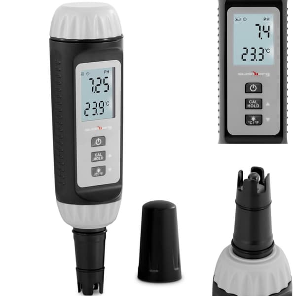 Syremåler væsketemperatur pH-tester elektronisk LCD 0-14 0-60C