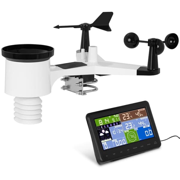 Langaton aurinkosääasema LCD WiFi 100m