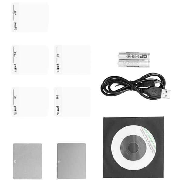 Auton maalipaksuuden testeri, alue 0 - 2000 µm USB