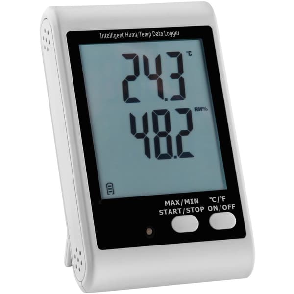 Ekstern USB temperatur- og fugtighedsoptager, område -40 til 125C