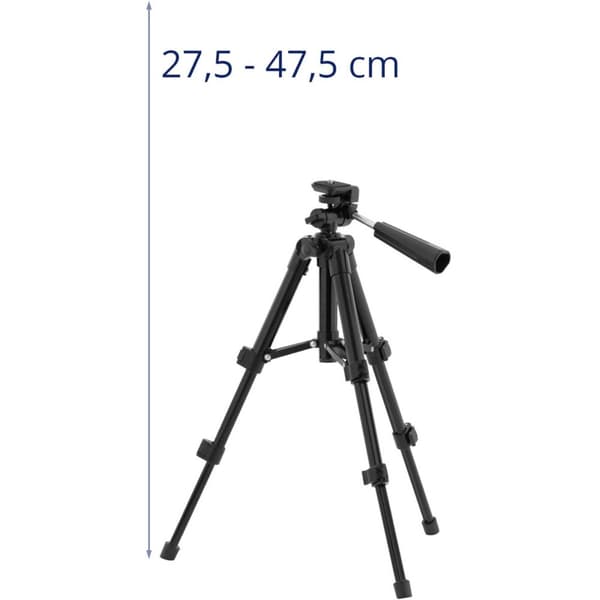 Kolmijalka kameran poikkiviivalaserille 27,5-47,5 cm 1/4'' kierre