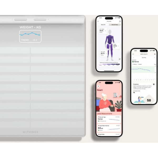 Withings Body Scan smartvåg, vit