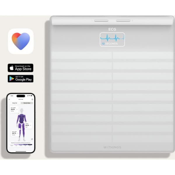 Withings Body Scan smartvåg, vit
