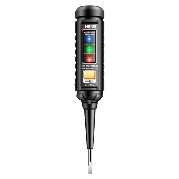 Spänningsdetektor volt meter voltmätare Ficklampa AC DC