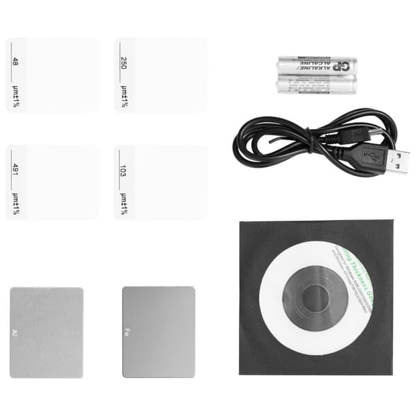 Auton maalipaksuusmittari, alue 0 - 500 µm USB