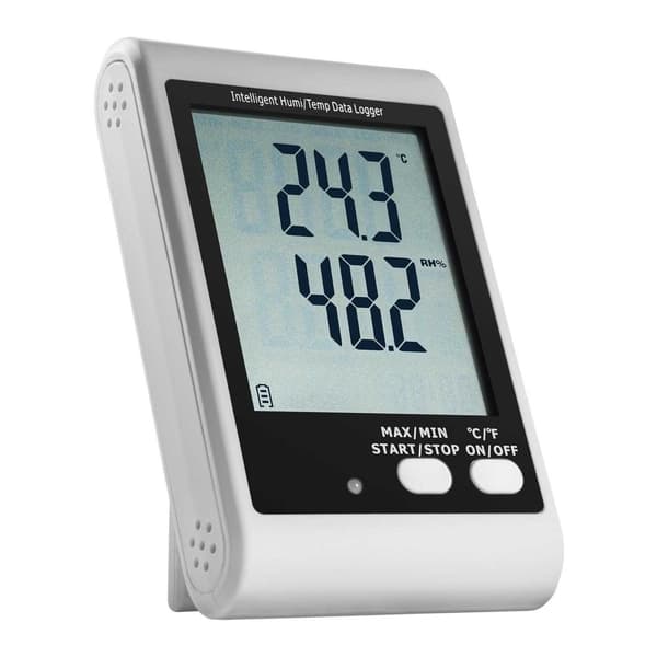 Termohygrometer temperatur- og fugtighedsoptagerområde 0 - 100 % -35 - 70 grader;C USB