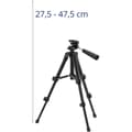 Miniatyrbild 4 av 4: Stativstativ för kamera cross line laser 27,5-47,5 cm 1/4'' gänga