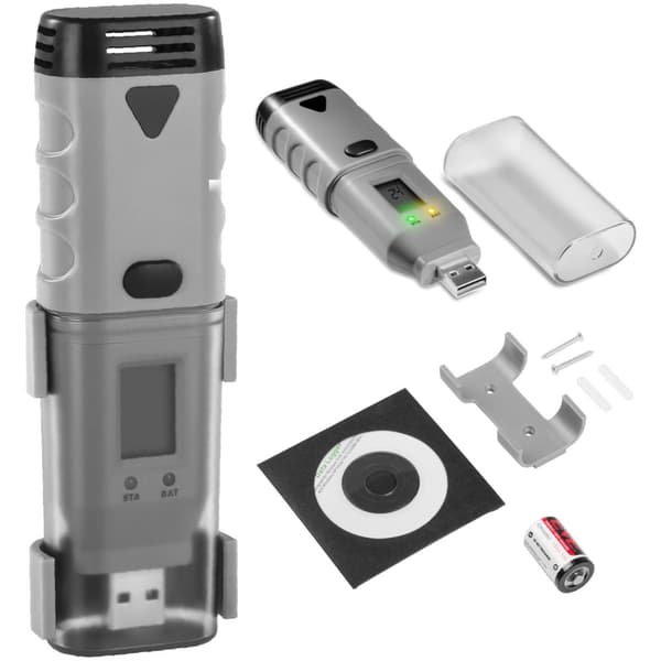 USB temperatur- och fuktighetsmätare, intervall -35 till 80C
