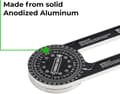 Miniatyrbild 4 av 6: Vinkelsökare Gradskiva 360° TOOLZILLA