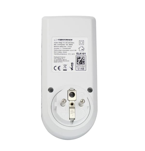 Esperanza ELA101 Elektronisk digital timer