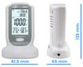 Miniatyrbillede 7 af 10: KULDIOXIDMÅLER CO2-SENSOR MED DATO OG TEMP.
