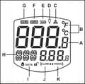 Miniatyrbillede 8 af 10: PYROMETR, KONTAKTFRI LASERTERMOMETER -50 +950
